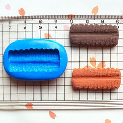 Cookie Mold Long Biscuit 32mm Silicone Mold Decoden Sweets Deco Fimo Polymer Clay Jewelry Charms Kawaii Cabochon Wax Flexible Mold MD185