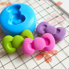 Bow Mold 17mm Flexible Silicone Mold Kawaii Cupcake Topper Cake Decoration Mold Mini Resin Mold Scrapbooking Mold Polymer Clay Charms MD742