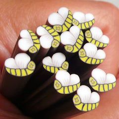 Polymer Clay Cane - Bee - for Miniature Food / Dessert / Cake / Ice Cream Sundae Decoration and Nail Art CIN03