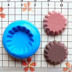 Cup cake / Tart Bottom (19mm) Silicone Flexible Push Mold - Miniature Food, Sweets, Jewelry, Charms (Clay, Fimo, Resins, Gum Paste) MD110