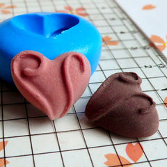 Heart Chocolate / Truffle/ Bon Bon (17mm) Silicone Flexible Push Mold - Miniature Food, Sweets, Charms (Clay Fimo Gum Paste Fondant) MD365