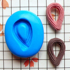 Kawaii Mold Cookie Churro Donut 16mm Silicone Flexible Mold Decoden Miniature Sweets Fimo Polymer Clay Jewelry Cabochon Charms Resin MD170