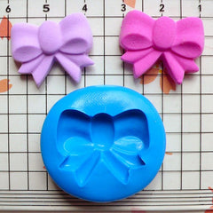 Ribbon / Bow (22mm) Silicone Flexible Push Mold - Miniature Food, Sweets, Jewelry, Charms (Clay, Fimo, Resins, Gum Paste, Fondant) MD762