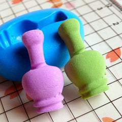 Nail Polish (20mm) Silicone Flexible Push Mold - Jewelry, Charms, Cupcake (Clay Fimo Premo Casting Resin Epoxy Wax Gum Paste Fondant) MD522