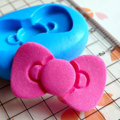 Bow Mold 24mm Flexible Silicone Mold Mini Cupcake Topper Mold Gumpaste Fondant Mold Chocolate Mold Kawaii Jewelry Cabochon Mold Resin MD478