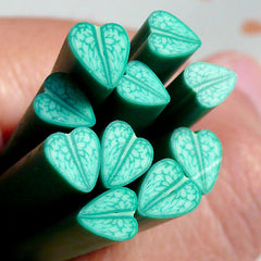 Polymer Clay Cane - Leaf - for Miniature Food / Dessert / Cake / Ice Cream Sundae Decoration and Nail Art  CL03