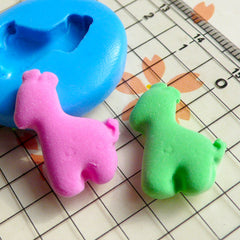 Giraffe (19mm) Silicone Flexible Push Mold - Miniature Food, Sweets, Jewelry, Charms (Clay, Fimo, Epoxy, Fondant, Gum Paste, Soap) MD804