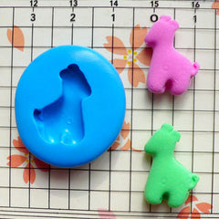 Giraffe (19mm) Silicone Flexible Push Mold - Miniature Food, Sweets, Jewelry, Charms (Clay, Fimo, Epoxy, Fondant, Gum Paste, Soap) MD804