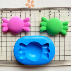 Bowtie Candy (30mm) Silicone Flexible Push Mold - Miniature Food, Sweets, Jewelry, Charms (Clay, Fimo, Resins, Gum Paste, Fondant) MD700