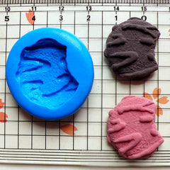 Flexible Mold Silicone Mold Bitten Cookie Biscuit (23mm) Miniature Food, Sweets, Jewelry, Charms (Clay, Fimo, Sculpey, Resin, Fondant) MD799