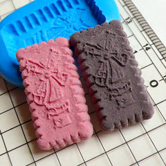 Long Windmill Cookie / Biscuit Mold (25mm) Silicone Flexible Push Mold - Miniature Food, Cupcake, Jewelry, Charms (Clay, Fimo) MD162