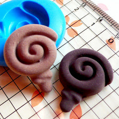 Lollipop Mold 25mm Flexible Silicone Mold Miniature Sweets Deco Polymer Clay Jewelry Charms Kawaii Cabochon Resin Wax Gumpaste Fondant MD351