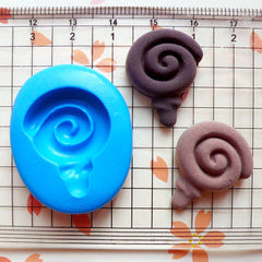 Lollipop Mold 25mm Flexible Silicone Mold Miniature Sweets Deco Polymer Clay Jewelry Charms Kawaii Cabochon Resin Wax Gumpaste Fondant MD351