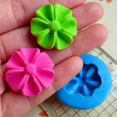 Open Flower Mold 25mm Flexible Silicone Mold Fondant Gum Paste Cupcake Topper Cake Decoration Fimo Polymer Clay Jewelry Cabochon Resin MD709