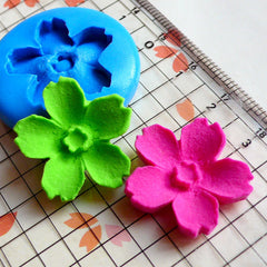 Sakura Mold 20mm Silicone Flexible Mold Fondant Gumpaste Mold Cupcake Topper Cake Deco Fimo Polymer Clay Mold Jewelry Flower Cabochon MD575