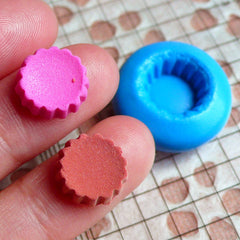 Mini Cupcake Mold Tart Bottom 12mm Flexible Silicone Mold Kawaii Miniature Sweets Mold Polymer Clay Food Kitsch Jewelry Charm Cabochon MD103