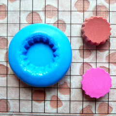 Mini Cupcake Mold Tart Bottom 12mm Flexible Silicone Mold Kawaii Miniature Sweets Mold Polymer Clay Food Kitsch Jewelry Charm Cabochon MD103