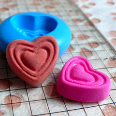 Heart Chocolate Mold 17mm Silicone Flexible Mold Kawaii Miniature Sweets Deco Fimo Polymer Clay Jewelry Cabochon Resin Mini Food Mold MD367