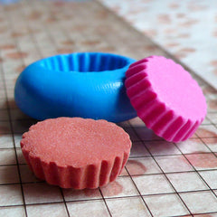 Mini Cupcake Mold Tart Bottom 15mm Flexible Silicone Mold Kawaii Miniature Sweets Mold Fimo Food Kitsch Jewelry Charms Cabochon Resin MD105