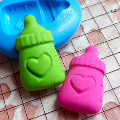 Silicone Mold Flexible Mold Baby Bottle Mold 22mm Scrapbooking DIY Kawaii Jewelry Charms Polymer Clay Fondant Gumpaste Cupcake Topper MD544