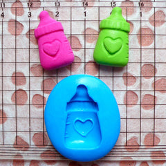 Silicone Mold Flexible Mold Baby Bottle Mold 22mm Scrapbooking DIY Kawaii Jewelry Charms Polymer Clay Fondant Gumpaste Cupcake Topper MD544