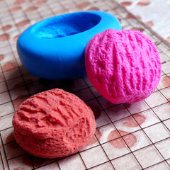 Kawaii Ice Cream Scoop Mold 18mm Flexible Mold Silicone Mold Dollhouse Mini Sweets Kitsch Jewelry Charms Fimo Polymer Clay Push Mold MD278