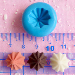 Whipped Cream Mold Frosting 15mm Silicone Flexible Mold Miniature Sweets Cupcake Fimo Polymer Clay Decoden Kawaii Jewelry Resin Mold MD274