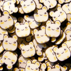 Hamster Polymer Clay Cane Slices Animal Fimo Cane Kawaii Decoden Supplies Scrapbooking Decoration Nail Art (75-100pcs) CAN019