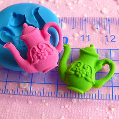 Teapot Mold Flexible Silicone Mold 22mm Dollhouse Miniature Kawaii Deco Polymer Clay Scrapbooking Mold Gumpaste Fondant Resin Mold MD553