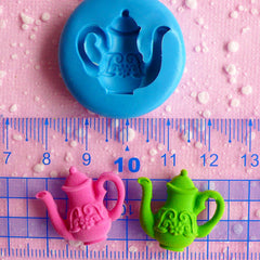 Teapot Mold Flexible Silicone Mold 22mm Dollhouse Miniature Kawaii Deco Polymer Clay Scrapbooking Mold Gumpaste Fondant Resin Mold MD553