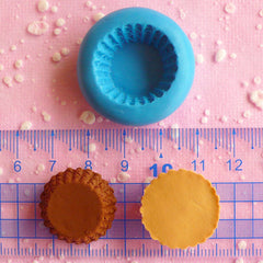 Cupcake Mold Tart Bottom 21mm Silicone Flexible Mold Kawaii Miniature Sweets Decoden DIY Kitsch Jewelry Charms Fimo Resin Dollhouse MD112