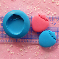 Strawberry Mold 26mm Flexible Mold Silicone Mold Kawaii Sweets Fruit Mold Mini Cupcake Topper Fondant Mold Polymer Clay Scrapbooking MD399