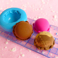 Ice Cream Scoop Mold 17mm Flexible Mold Silicone Mold Decoden Mold Miniature Sweets Cell Phone Deco Mold Kawaii Jewelry Charms Mold MD276