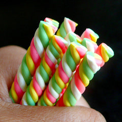 Polymer Clay Canes - Sweets – MiniatureSweet | Kawaii Resin Crafts ...