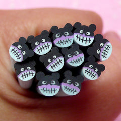 Monster Polymer Clay Cane Fimo Cane Kawaii Nail Art Nail Deco Nail Decoration Scrapbooking Earrings Making CE046