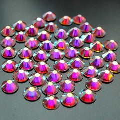 Swarovski ss12 (3mm) 2088 Swarovski Elements Rhinestones (Flat Back) 16 Faceted Cut Round Crystal (Clear AB 001AB) (50pcs) RH-SW005