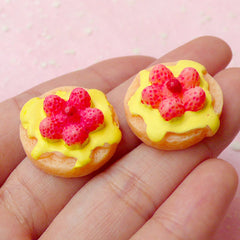 Miniature Tart Bottom Silicone Mold (6 Cavity), Dollhouse Food Craft, MiniatureSweet, Kawaii Resin Crafts, Decoden Cabochons Supplies