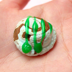 Deco Sauce (Dark Green / Kiwi / Mint) Kawaii Miniature Sweets Dessert Ice Cream Cupcake Topping Cell Phone Deco Scrapbooking Decoden DS033