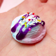 Deco Sauce (Dark Purple / Blue Berry) Kawaii Miniature Sweets Dessert Ice Cream Cupcake Topping Cell Phone Deco Scrapbooking Decoden DS022
