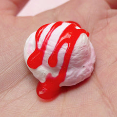 Deco Sauce (Red / Redberry / Raspberry) Kawaii Miniature Sweets Dessert Ice Cream Cupcake Topping Cell Phone Deco Scrapbooking Decoden DS025