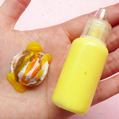 Deco Sauce (Yellow / Mango / Lemon) Kawaii Miniature Sweets Dessert Ice Cream Cupcake Topping Cell Phone Deco Scrapbooking Decoden DS028