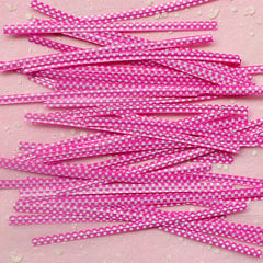 Polka Dot Twist Ties (Pink / 20pcs) Gift Wrap Bag Wrapping Packaging Supplies Gift Bag Decoration Party Deco Twistties Twisties S114