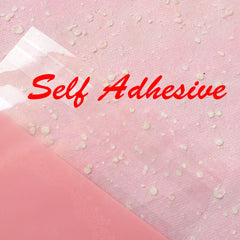 Especially For You Gift Bags w/ Doily & Ribbon Pattern (20 pcs / Pink) Self Adhesive Resealable Plastic Bags (9.9cm x 10cm) GB058