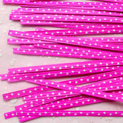 Star Twist Ties (Pink / 20pcs) Kawaii Gift Wrap Bag Wrapping Packaging Supplies Gift Bag Decoration Party Deco Twistties Twisties S133