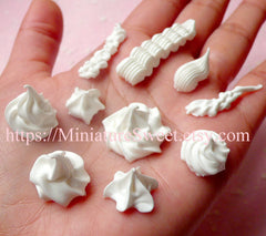 Icing Tips / Frosting Piping Tips / Whipped Cream Tip Set (7pcs / Regular Size) for Cake Decoration Cupcake Sweets Cell Phone Decoden TL017