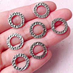 Ring Connectors / Charms (7pcs) (14mm / Tibetan Silver / 2 Sided) Metal Charms Findings Spacer DIY Pendant Bracelet Earrings CHM754