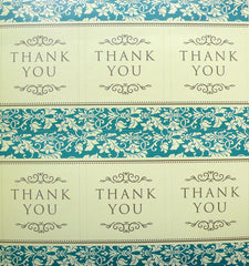 Thank You Sticker in Baroque Style (12pcs) Seal Sticker Handmade Gift Wrap Scrapbooking Wedding Favor Gift Packaging Party Favor Deco S203
