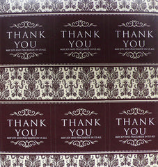 Thank You Sticker in Baroque Style (12pcs) Seal Sticker Gift Wrap Wedding Favor Thank You Label Gift Packaging Party Favor Diary Deco S205