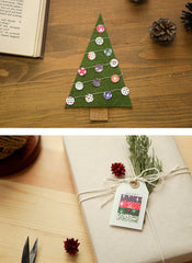 Korean Christmas Masking Sticker / Daily Christmas Sticker by Dailylike (6 Sheets) Christmas Washi Deco Sticker Christmas Scrapbooking S231