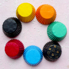 CLEARANCE Mini Cupcake Liners / Colorful Chocolate Cups / Small Muffin Cup (175pcs / Assorted) Miniature Cupcake Decoration Baking Supplies CUP01